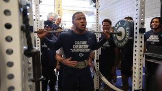 Penn State football: Micah Parsons maxes out in the squat during strength and conditioning session