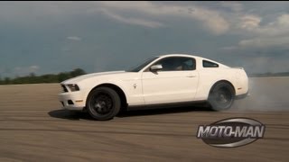 Vaughn Gittin Jr Teaches MotoMan How To Drift A Ford Mustang