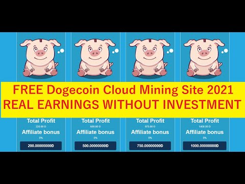 DogeMining-New Free Dogecoin Cloud Mining Site 2021 | Free Signup Bonus I Unlimited Free