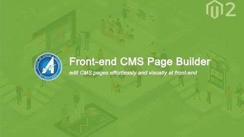 Front-end CMS Page Builder for Magento 2
