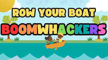 Row Your Boat EASY - Boomwhackers Play Along | Kindergarten & Beginners (Increasing Tempo)