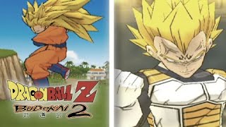 The Saiyan Rivalry - Budokai 2 Ssj3 Goku Vs Majin Vegeta Redubbed