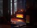 Christmas Magic in a Minute: Cozy Living Room &amp; Snowfall #shorts