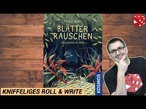 Blätterrauschen - Ein Roll & Write von Kosmos (Paolo Mori 2020)