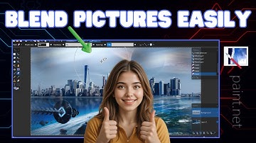 Hoe je twee afbeeldingen in Paint.Net combineert | Naadloze foto