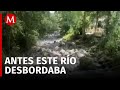 El Río Pixquiac, Veracruz, se encuentra seco debido a deforestación