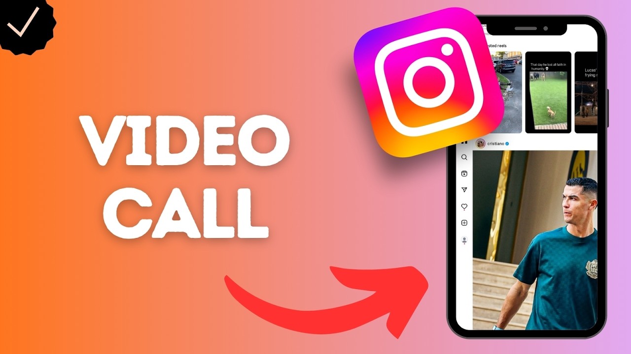 How to Begin a Video Call in Instagram App (start a video conversation ...