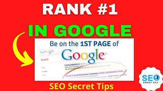 How to Rank #1 on Google First Page 2021 (#1 ranking with a new site) @Seosmartkey
