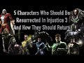 5 Characters Who Should Return From The Dead In Injustice 3 (And 5 Ways They Could Return)