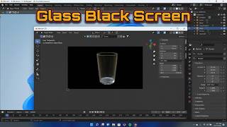 Fix Transparent Glass Rendering Pitch Black Screen in Blender