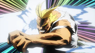 Why did All Might's eyes turn black?
