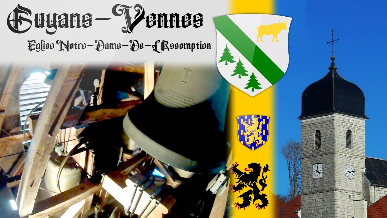 Cloches: Guyans-Vennes (25 390), Eglise N-D de L'assomption