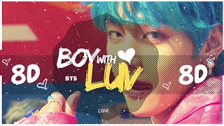 💜 [8D] BTS - BOY WITH LUV | BASS BOOSTED | [USE HEADPHONES 🎧] 작은 것들을 위한 시 | 방탄소년단 Resimi