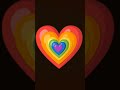 Rainbow heart #art #funnyanimals
