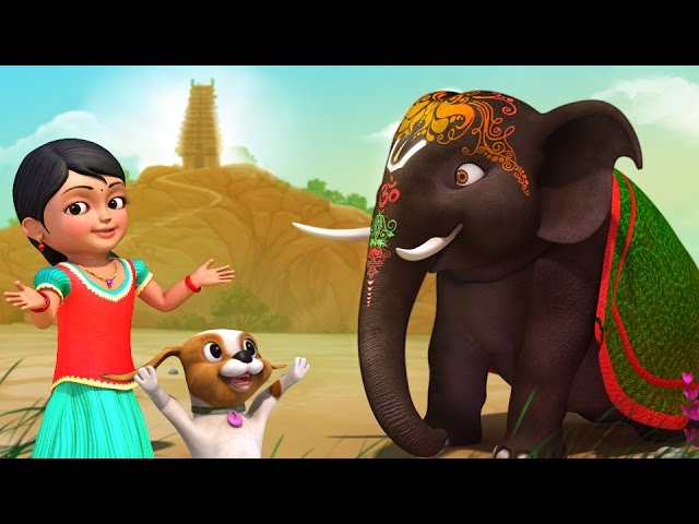 அழகர் ஆனை | Tamil Rhymes for Children | Infobells - YouTube