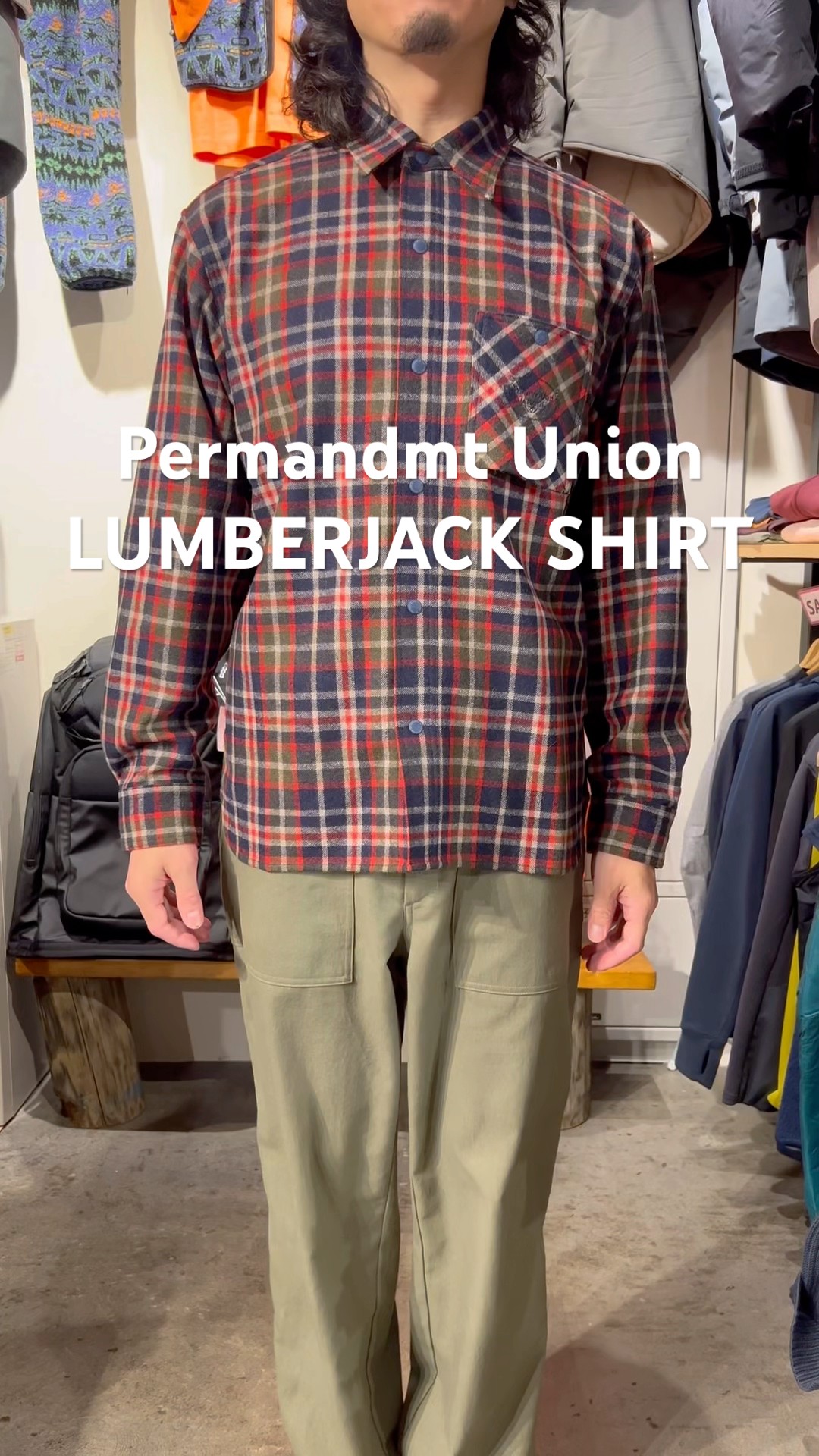 Permanent Union LUMBERJACK SHIRT】ユニセックス ランバージャック