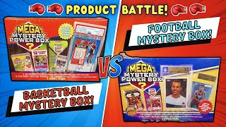 *FOOTBALL vs BASKETBALL MYSTERY MEGA POWER BOX BATTLE!