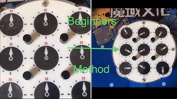 How To Solve The Rubik’s Clock (Beginners Method)
