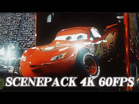 Cars 1 2 Lightning McQueen Scenepack 4K 60FPS 