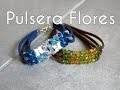 Abalorios Manualidades - Pulsera de Flores