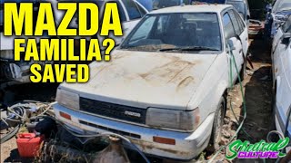 ABANDONED MAZDA 323 FAMILIA FOUND AT JUNKYARD - CAN WE REVIVE IT