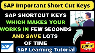 SAP SHORTCUT KEYS WHICH MAKES YOUR WORKS IN FEW SECONDS AND SAVE LOTS OF TIME II SAP TRICK & TIPS II screenshot 1