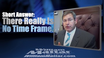 How Long Does A Settlement Negotiation Take? | Video Blog | William Mattar