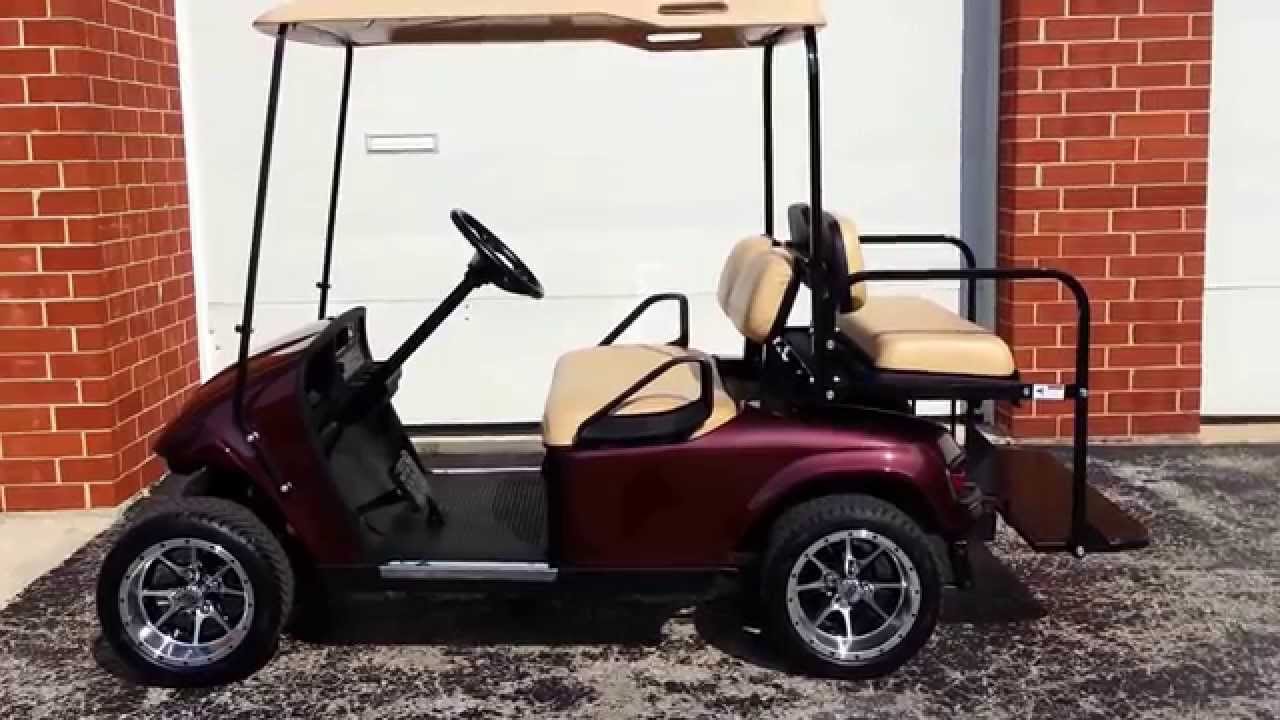 48 Volt Ezgo Txt Golf Cart New Black Cherry Metallic Body Custom 12 48 Volt Ezgo Txt Golf Cart New Black Cherry Metallic Body Custom 12 Inch Rims You