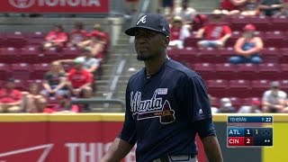 ATL@CIN: Teheran fans Suarez in the 1st
