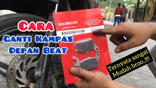 How to replace the front brake pads on a Honda Beat