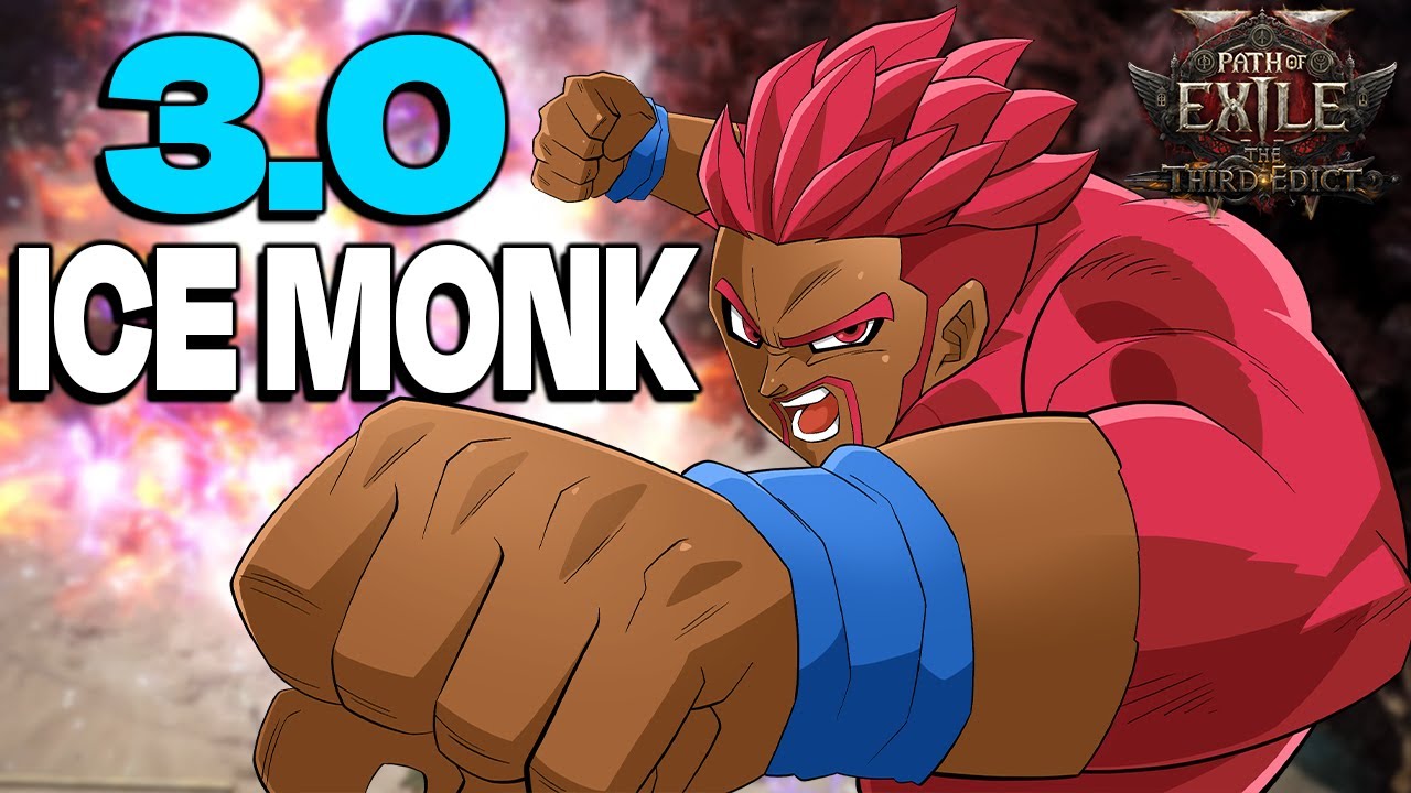 ICE MONK 3.O BUILD • Best Endgame Build - Three Herald Hollow Palm | Path Of Exile 2 Third Edict