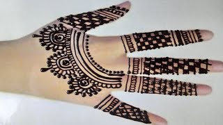 Simple Mehndi Design||beautiful mehndi design||arabic mehndi design screenshot 3