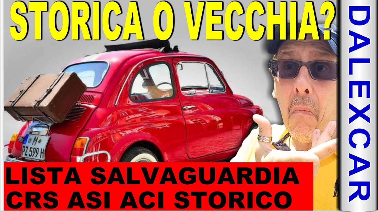 AUTO STORICA O VECCHIA ASI CRS ACI