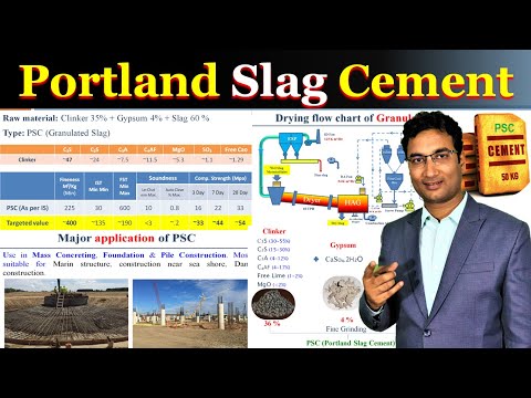 Portland Slag Cement | PSC Application | Advantage | Manufacturing Process | Use Of GGBS