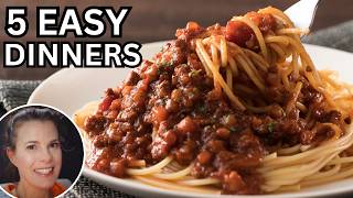 5 EASY, DELICIOUS DINNERS!