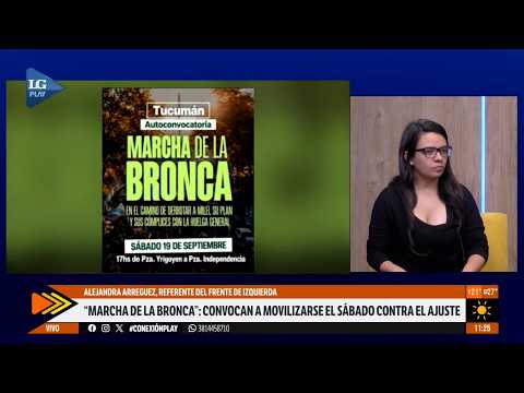 Arreguez on the March of Outrage: "The time to fight against the austerity measures is now"