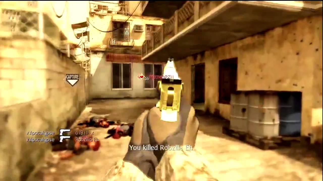 16 man Gold Deagle feed COD4