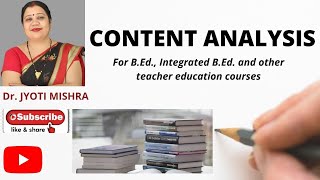 CONTENT ANALYSIS