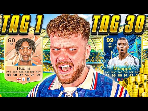 Ich spiele FC 25 in 30 Tagen durch 😱 was erreicht man auf Account ohne FIFA POINTS? 🔥 Road to Glory
