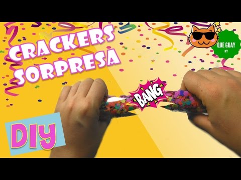 🎉 Crackers sorpresa para navidad nochevieja DIY 🎉 como hacer petardos año nuevo juegos fiesta kawaii emoticons