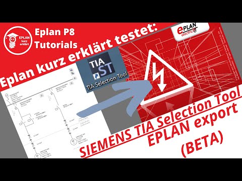 TIA Selection Tool EPLAN Export!!!  Automatisches generieren von Schaltpläne.