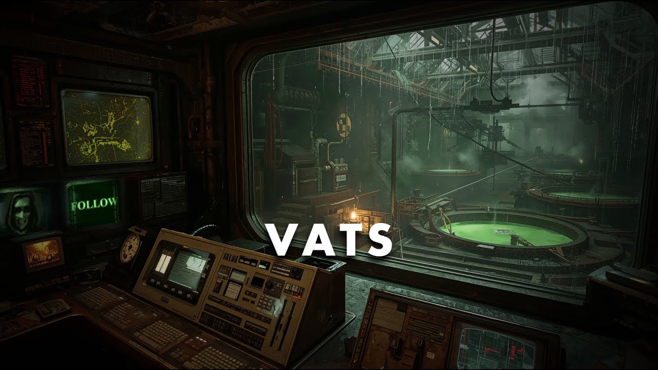 VATS - Immersive Fallout Ambience and Music - Dark Industrial Ambient for Relaxation