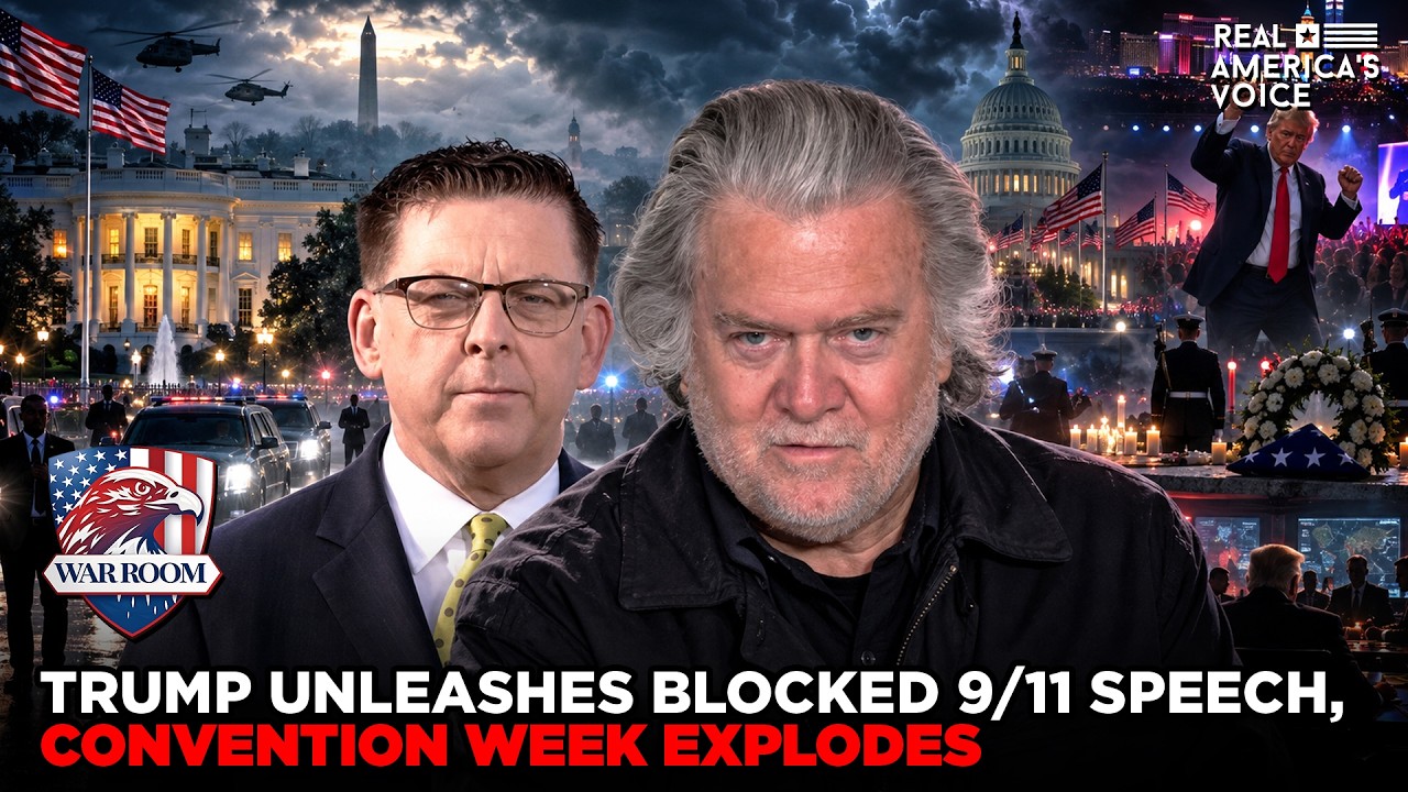 TRUMP UNLEASHES BLOCKED 9/11 SPEECH, CONVENTION WEEK EXPLODES | WAR ROOM AM W STEVE BANNON