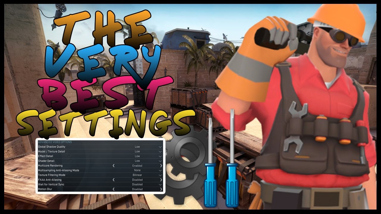 The Very Best Settings in CS:GO (Black Bars, Full Res, Low Quality ...