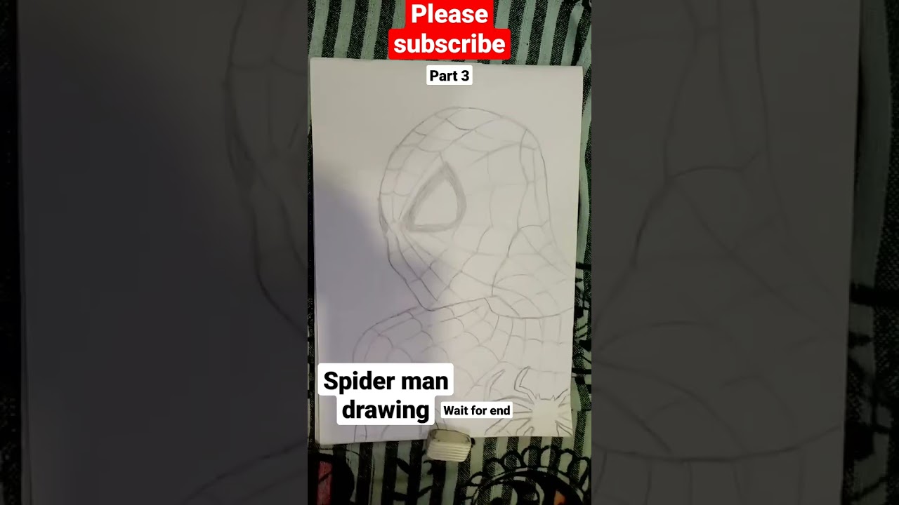 spiderman drawing [] please subscribe [] #cute [] #short [] #Devil art's