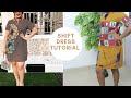 CUT AND SEW A SHIFT DRESS IN MINUTES