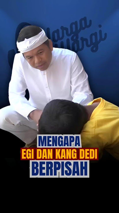 Did Kang Dedi Let Go of Egi? Maybe This Is the Reason #dedimulyadi #kdm #bapaaing