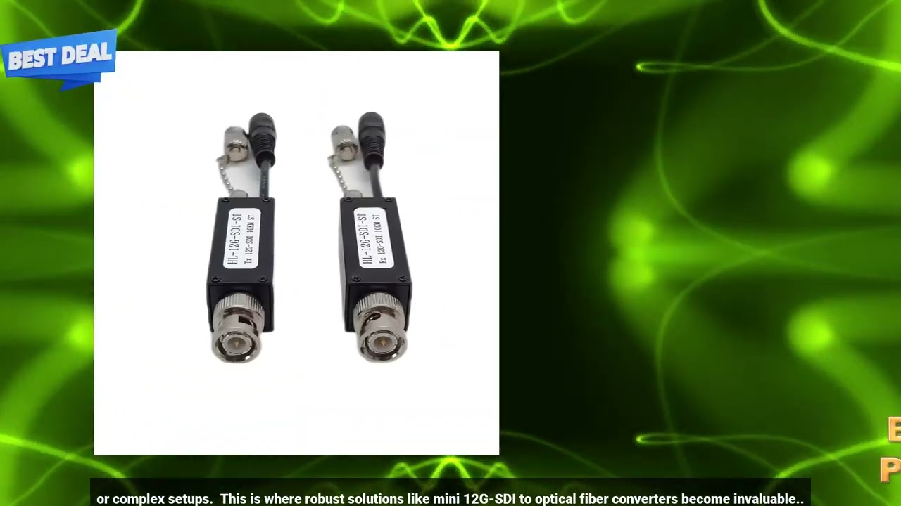 3256806674975890 TV Studio Equipment Camera 10KM Mini 12GSDI Video ASI to Optical Fiber