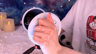 ASMR Fast Ear Massage for Stress Relief & Sleep 😴 3Dio, lotion, gel pads, cream etc. [1.5Hr] 耳マッサージ