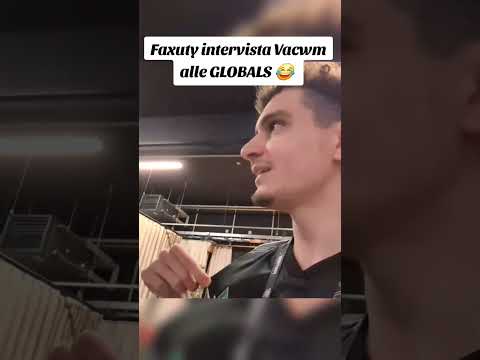 FAXUTY INTERVISTA VACWM ALLE GLOBALS 😂 #fncs #fortnite #global #foryou #twitch
